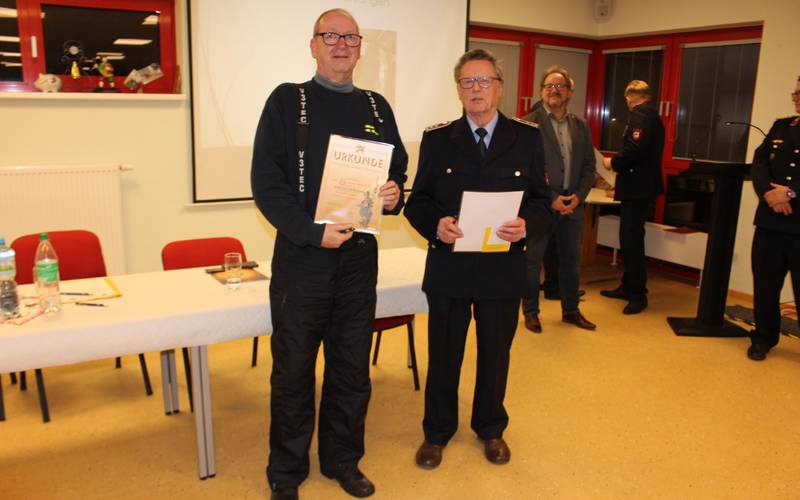 50 Jahre Mitarbeit im Brandschutz