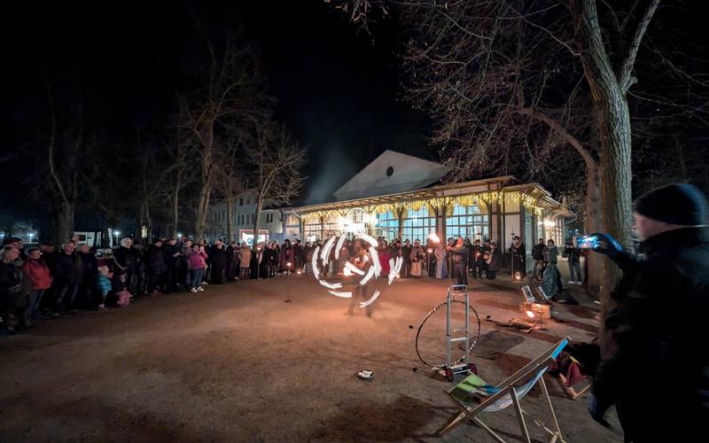 Feuershow am Freitag