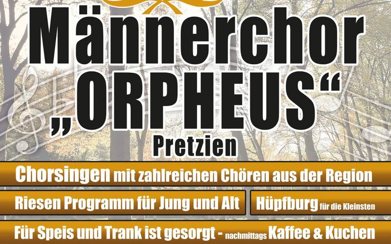 140 Jahre Männerchor "ORPHEUS" Pretzien