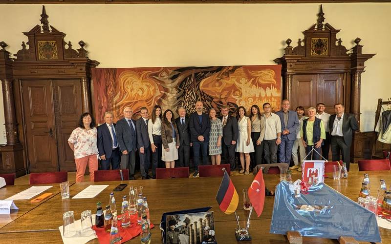 Empfang im Rathaus
