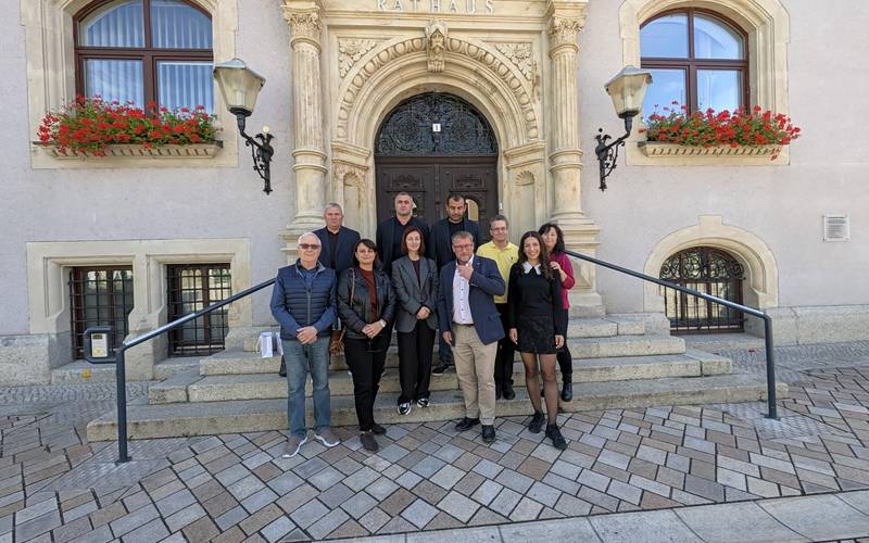 Empfang im Rathaus