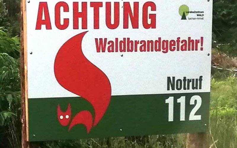Waldbrandschutz in Sachsen-Anhalt