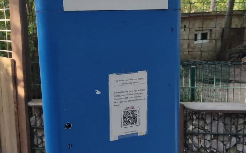 spendensäule digitale spenden i