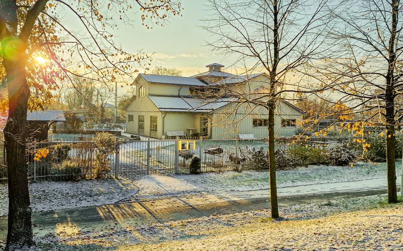Kunsthof Schausiedehaus im Winter