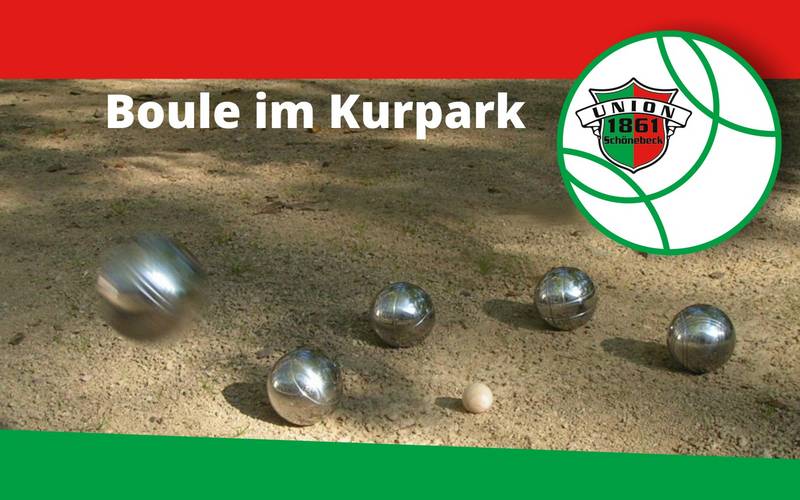 Boule spielen im Kurpark