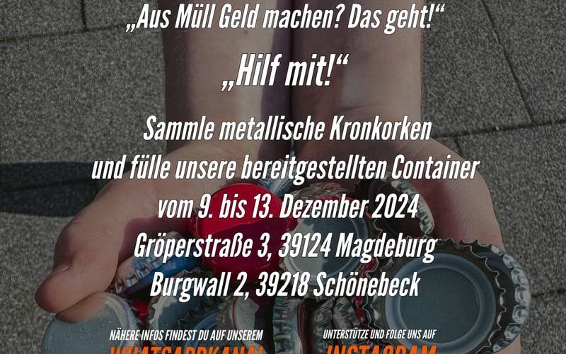 Kronkorken für den guten Zweck