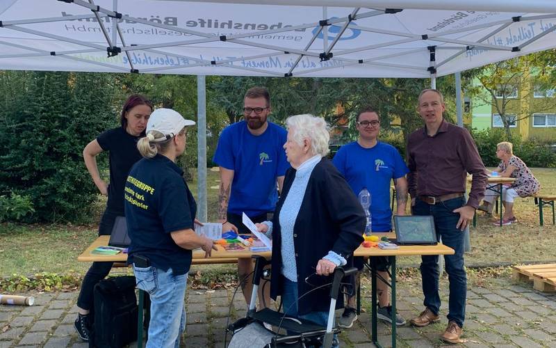Infostand der Lebenshilfe Bördeland