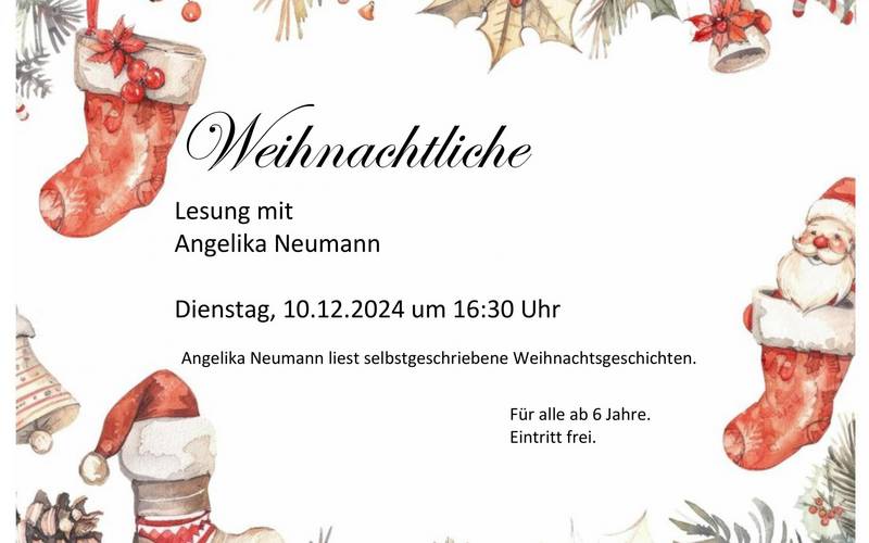 Weihnachtliche Lesung mit Frau Neumann