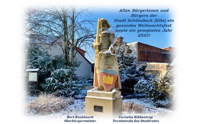 Weihnachts- und Neujahrsgrüße der Stadt 2024