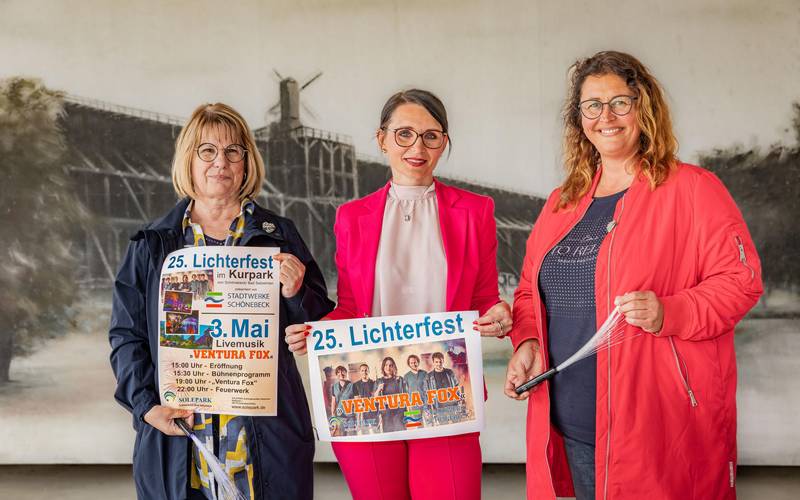 25. Lichterfest am 3. Mai 2025 präsentiert von den Stadtwerken Schönebeck