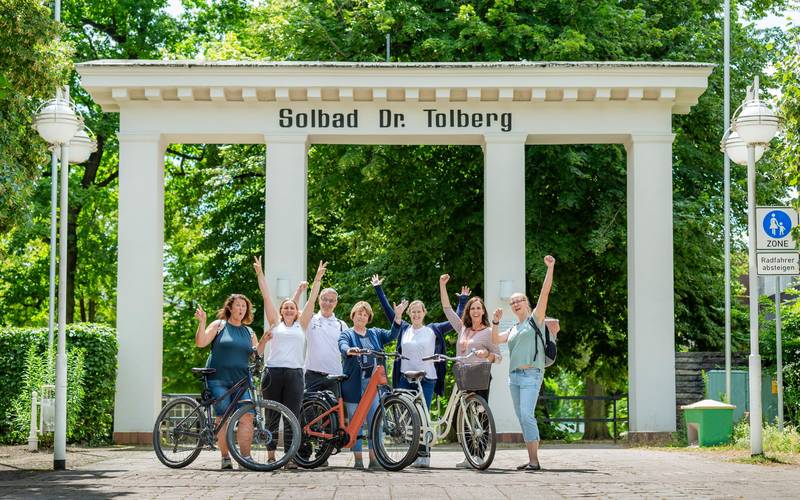 Teamfoto von 2024: v.L.n.R Jessika Rogat, Sissy Krabbes, Kay Kubick, Sibylle Schulz, Daniela Bieniek, Susanne Hofmann und Karin Friedrich