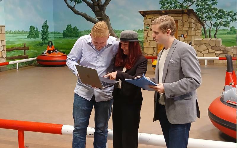 Foto: (v.l.n.r Stephan Schulle, Janine Stoisiek, Sebastian Weyl)