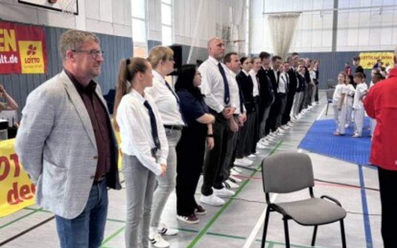 Aufstellung Kampfrichter